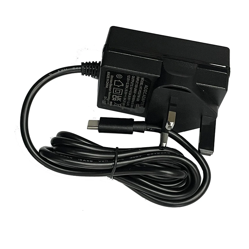 Power Adapter 5.1V 5A PD Charger 27W Type-C Raspberry Pi 5