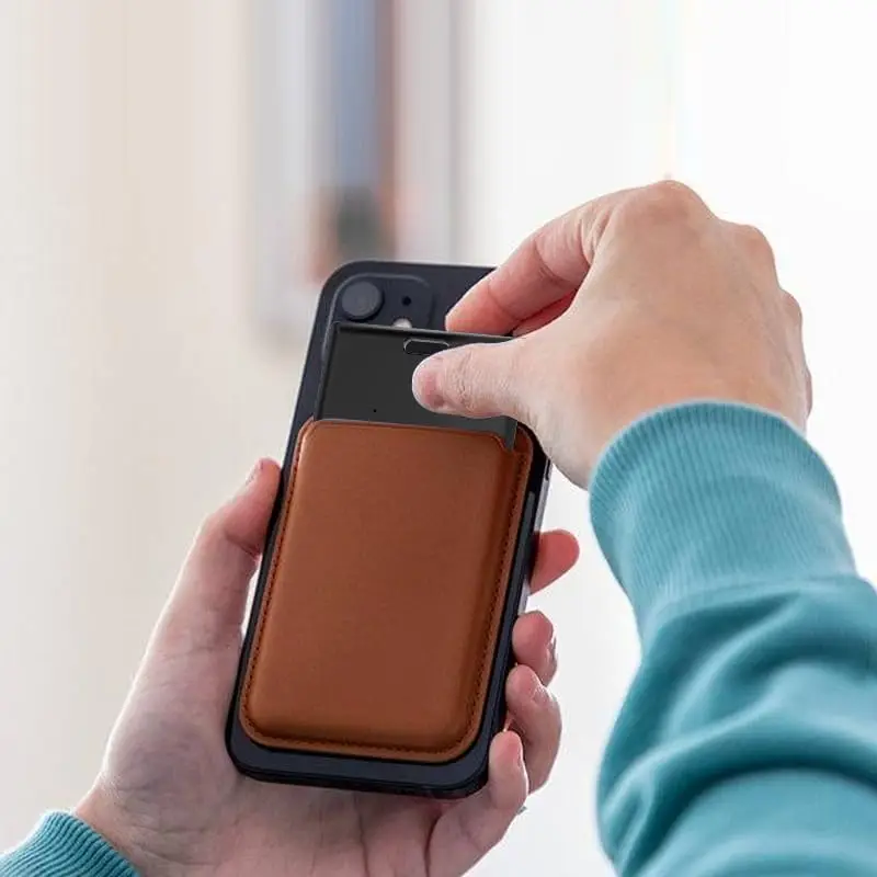 Slim Wallet Bluetooth Smart Tracker Card - Item Finder for Wallets & Keys, Compatible with Find My App