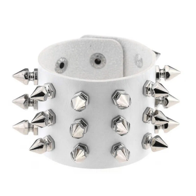 Leather Bracelet Punk Gothic Rock