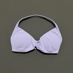 High - Support Backless Strappy Sports Bra - Women's Activewear for Yoga, Running, and Workouts (Lilac Purple)