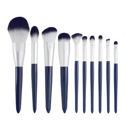 Professional 10 - Piece Super Soft Makeup Brush Set (Blue)