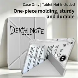 Dark Aesthetic Death Note Tablet Case with Pen Slot Cover - Tab S6Lite 10.4 inch (Mix01)