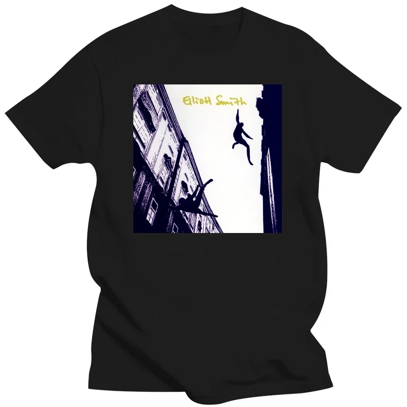 T-Shirt Da Uomo In Cotone Nero Elliott Smith Elliott Smith