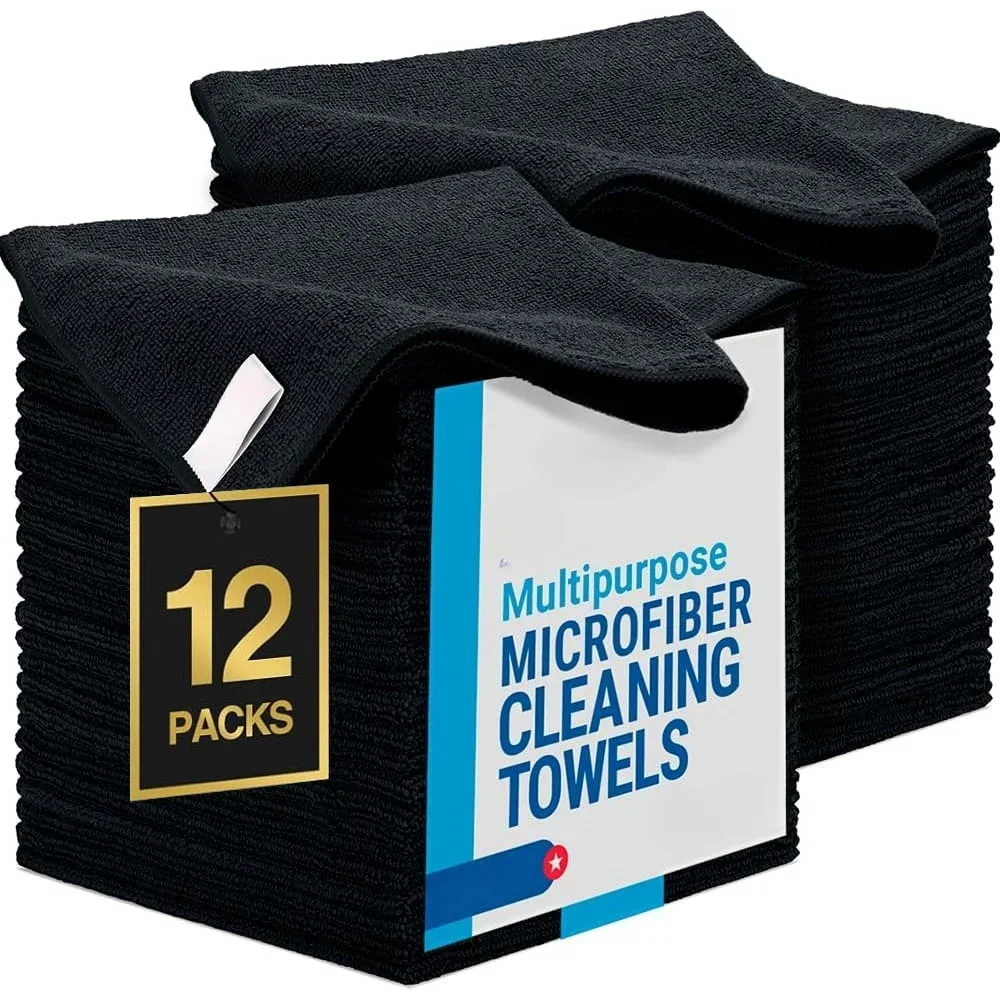 3/12pcs Thicken Microfiber Car Cleaning Towels Soft Quick Drying Windows Mirrors Wiping Rags Home Double Layer Clean Cloths microfiber towel microfiber cleaning cloths microfiber washing towel microfiber car towel microfiber towels cleaning cloth fiber towel fiber car wipes car drying towel glass cleaning towel drying cloth