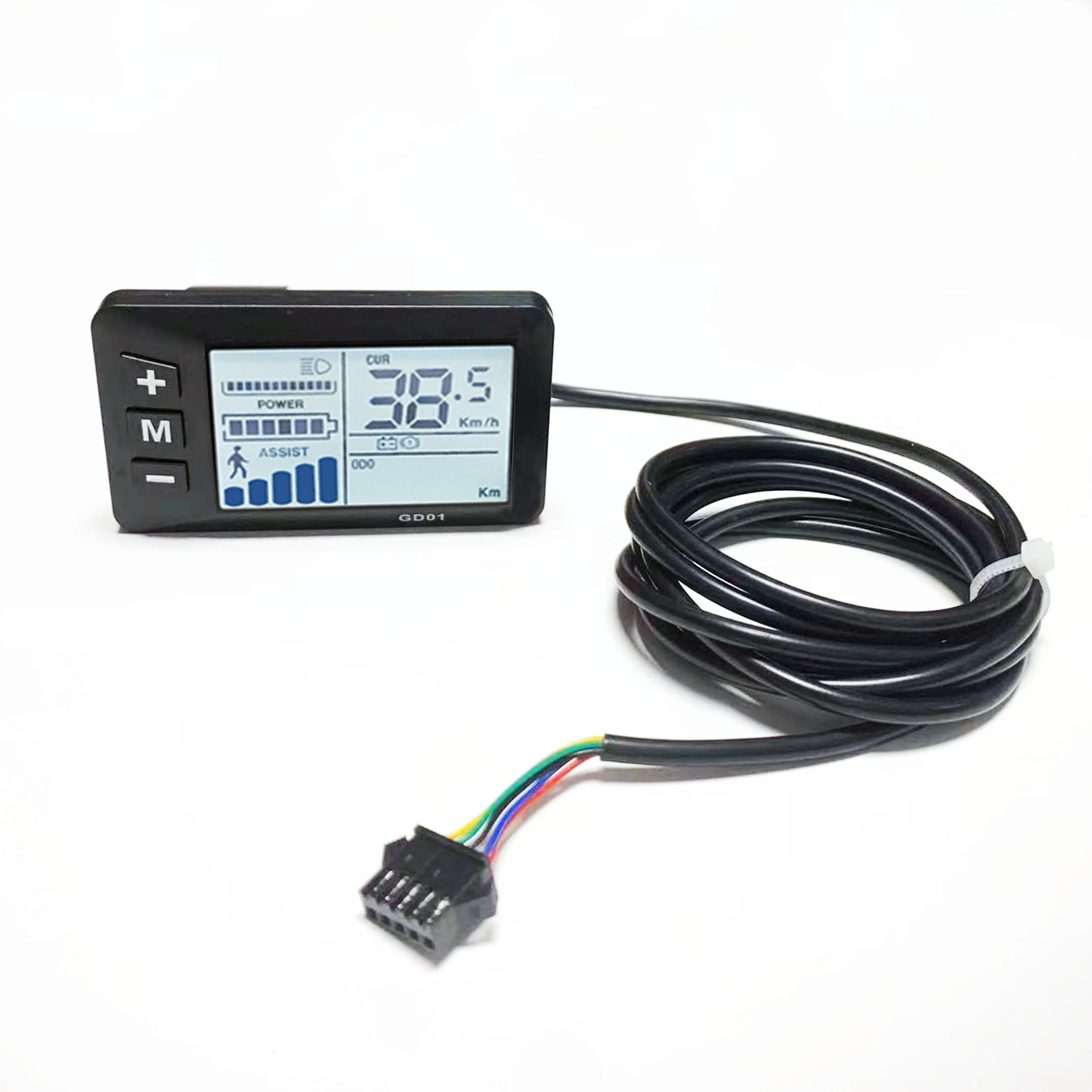 25A/30A E-bike Brushless Motor Controller 24V 36V 48V 350W 500W with GD01 LCD Di
