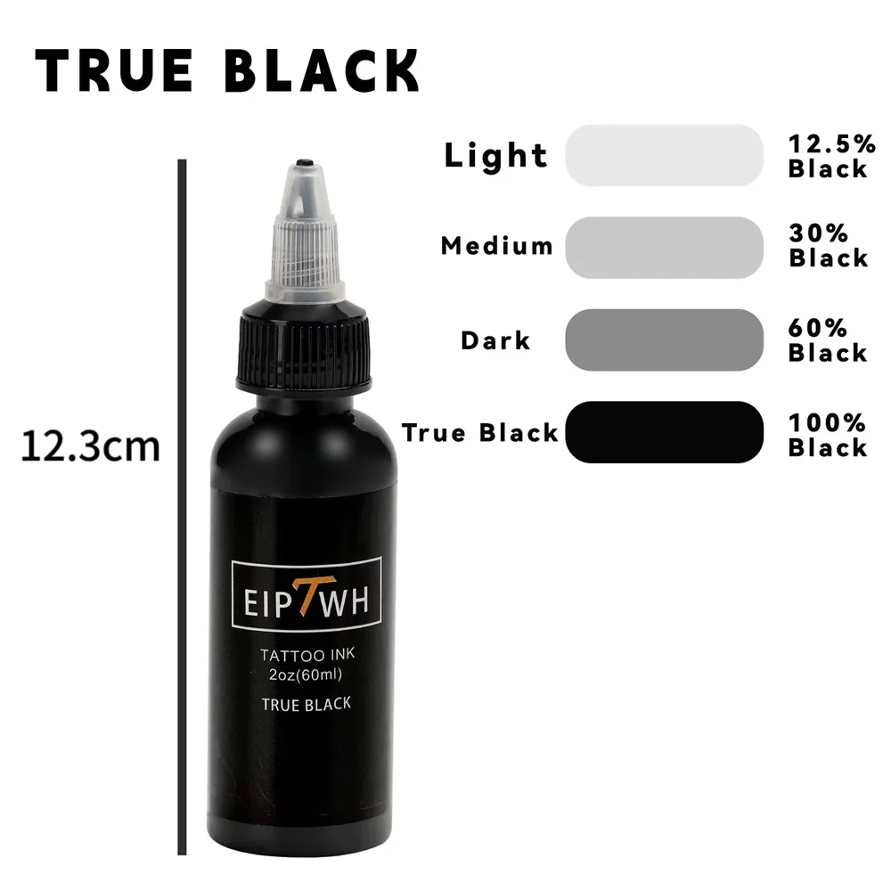 Tattoo Ink Pigment Professional DIY Tattoo Pigment Permanent TattooInk for Body Art 60ml/bottle