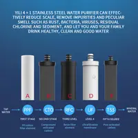 เครื่องกรองน้ำ EIREE Household ขนาด 0.01 ไมโครเมตร 5 ขั้นตอน ระบบกรองน้ำแบบอัลตร้าฟิลเตรชั่น (UF) สำหรับน้ำดื่ม ช่วยกำจัดสิ่งสกปรกและกลิ่น 5