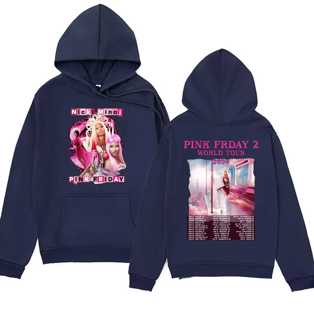 Rapper Nicki Minaj Roman Reloaded Print Hoodie Men Women Hip Hop Fashion Oversized Sweatshirt Unisex Clothes Hoodies Streetwear