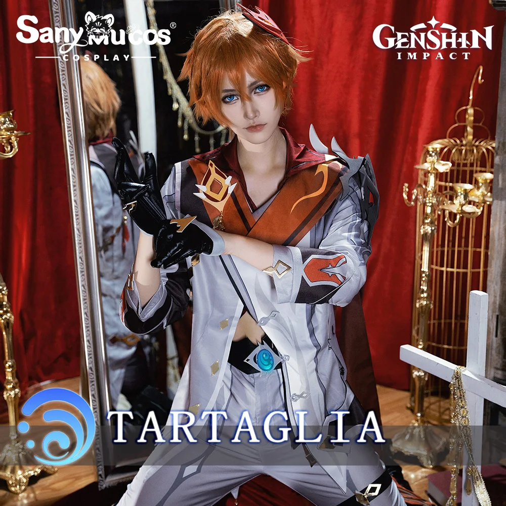 

Genshin Impact Косплей тартаглия, Детская Косплей-Униформа, костюм на Хэллоуин для вечеринки, мужские и женские