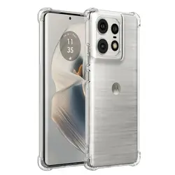 Shockproof Airbag TPU Ultra Protective Case Cover for Moto Edge 50 Ultra (Clear)