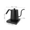 Electric Gooseneck Kettle with 5 Temperature Control Presets 1000W 800ml Pour Over Kettle for Coffee Tea Hot Water Boiler 5
