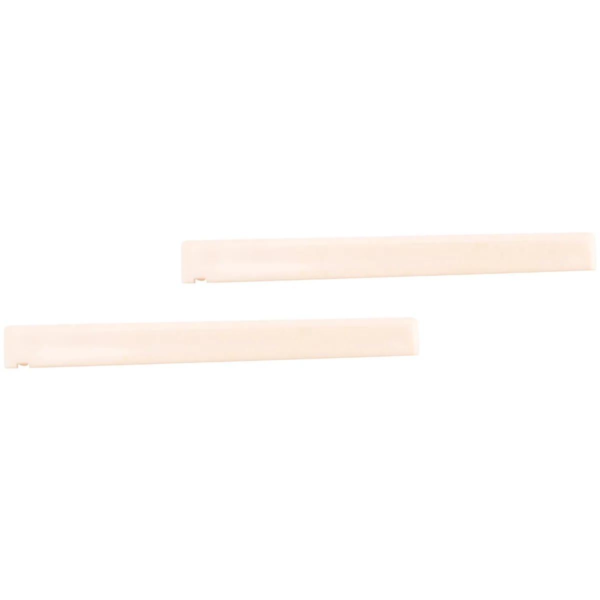 2 Pcs Spare Part Beige Plastic Bridge Saddle Nut for Classical Guitar guitar tool