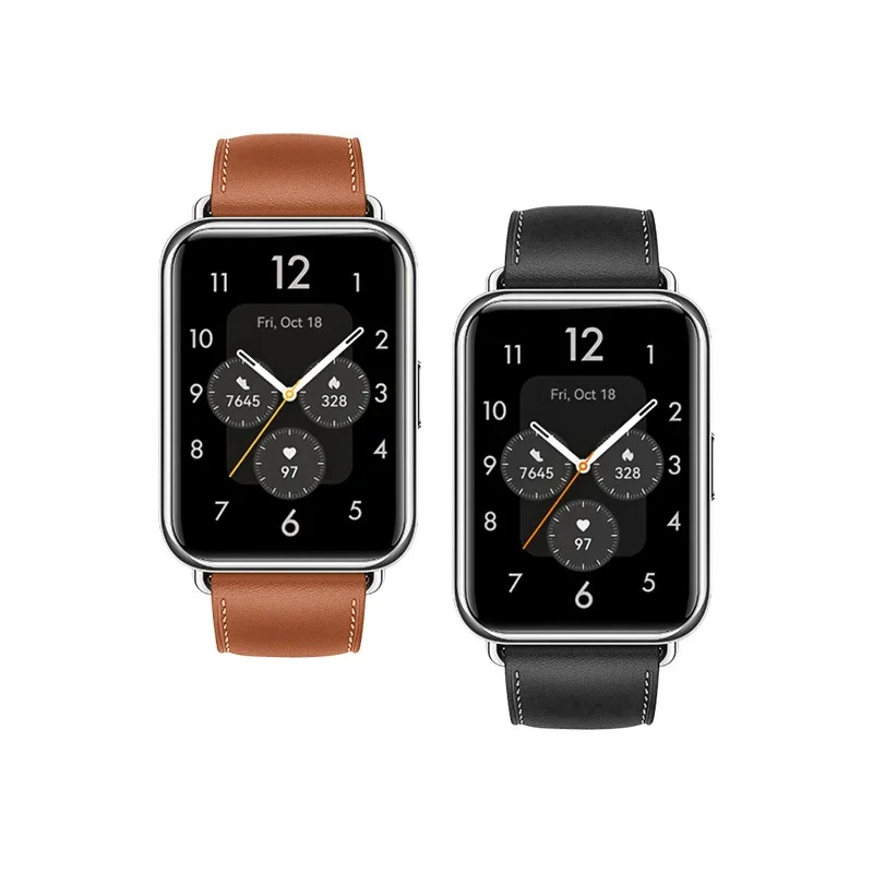 Genuine Leather Strap for Smartwatch - Retro Sport Wristband Replacement Accessory