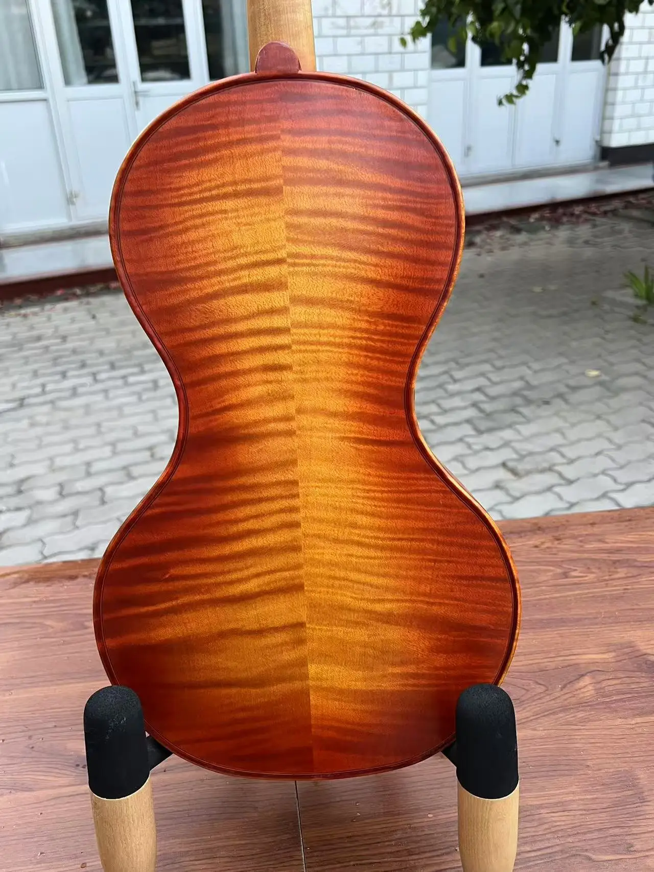 Baroque style SONG Brand Maestro 6 strings 16" viola da gamba，flames back#14513
