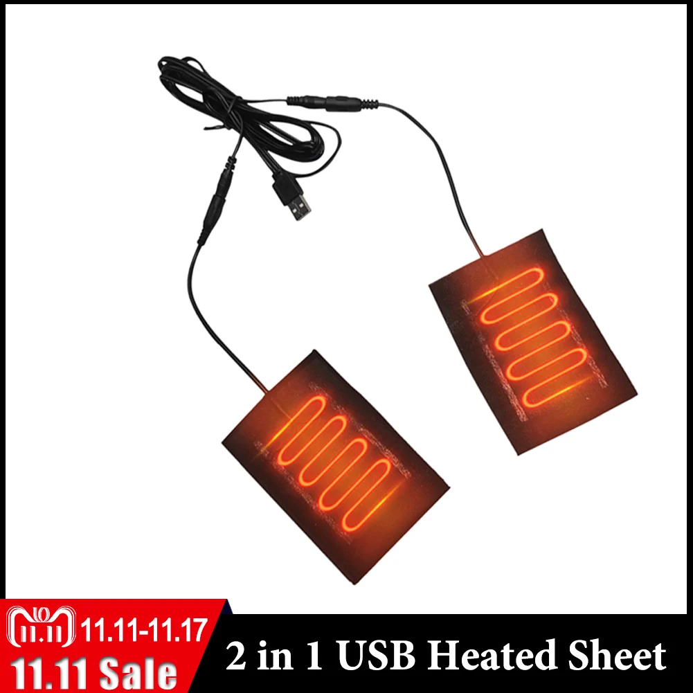 CarbonFiberHeatedSheetFoldable5vInfraredHeatPadForOutdoor