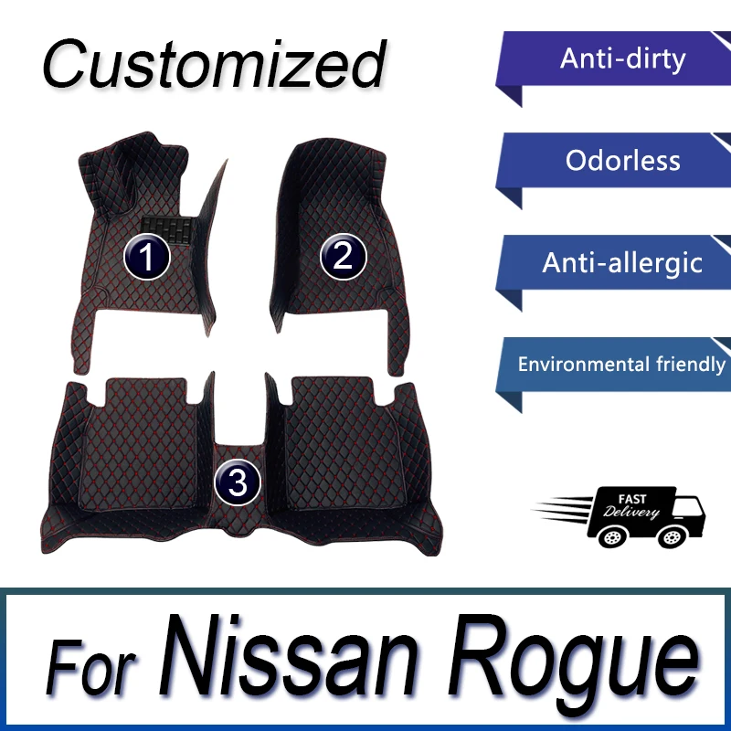 

Автомобильные коврики для Nissan Rogue X-Trail X Trail T32 2014 ~ 2020, кожаные коврики, аксессуары для интерьера автомобиля 2015