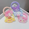 Kawaii Cartoon Sanrio Elastic Hair Rope Kuromi My Melody Cinnamoroll Hair Rubber Band Cute Hair Accessories for Girls 2