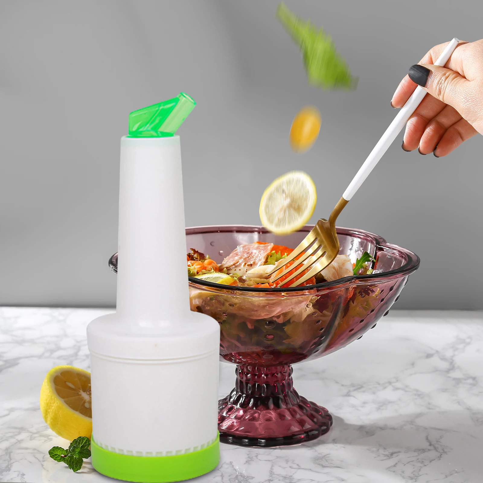 Reusable Vinegars Oil Bottle Ketchup Dispenser Leakproof Seasoning Squeeze Bottle for Ketchup Liquid Condiments Mustard Kitchen condiment bottles
