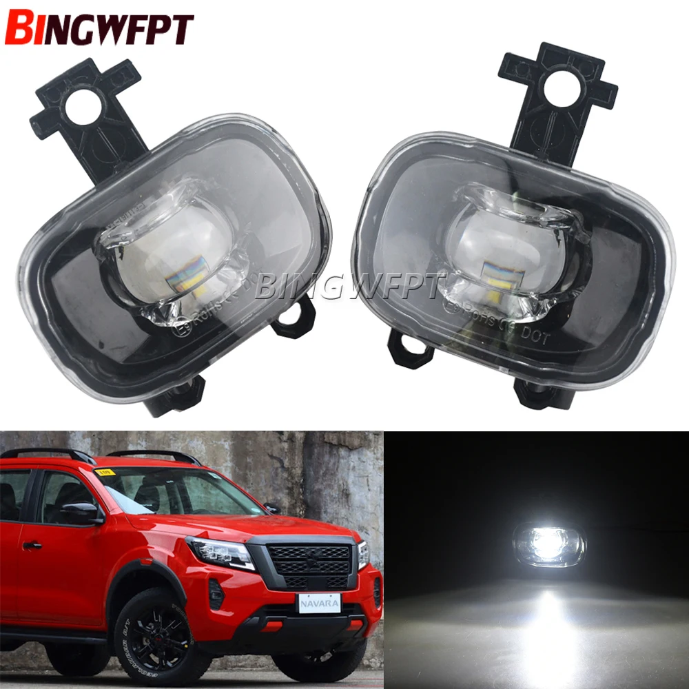 2pcsCarLEDFogLightsForNissanNavaraNP300Frontier202020212022
