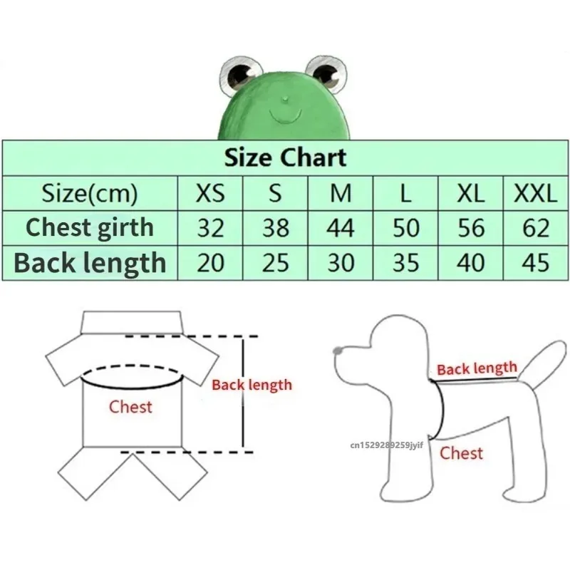 Frog Pet Hoodie Costume 2