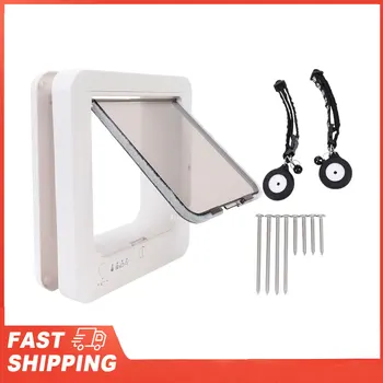 Porta per gatti con collare Porta per gatti intelligente Rilevamento automatico con collare attivato Facile installazione Porta per animali domestici per porta per gatti intelligente domestica