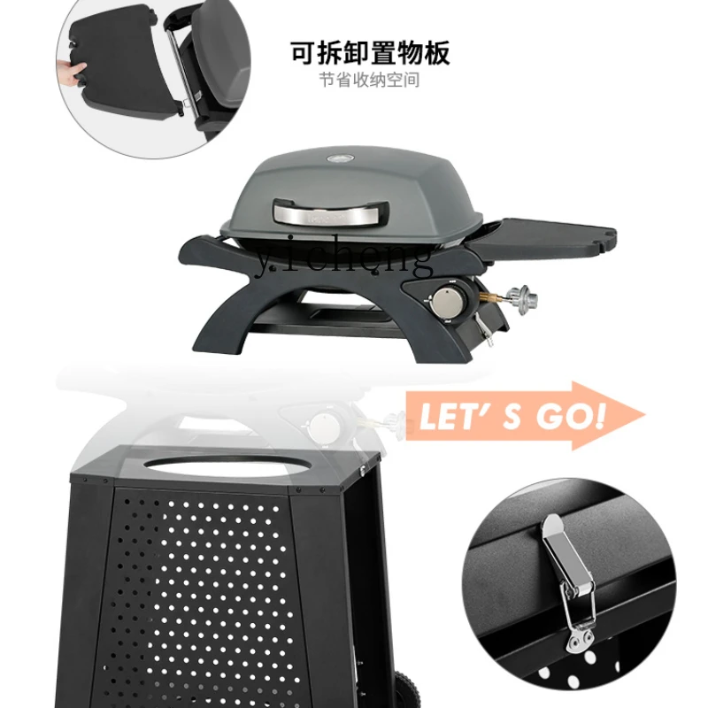 

XL Outdoor Gas BBQ Oven Portable Detachable Camping Barbecue Grill Home