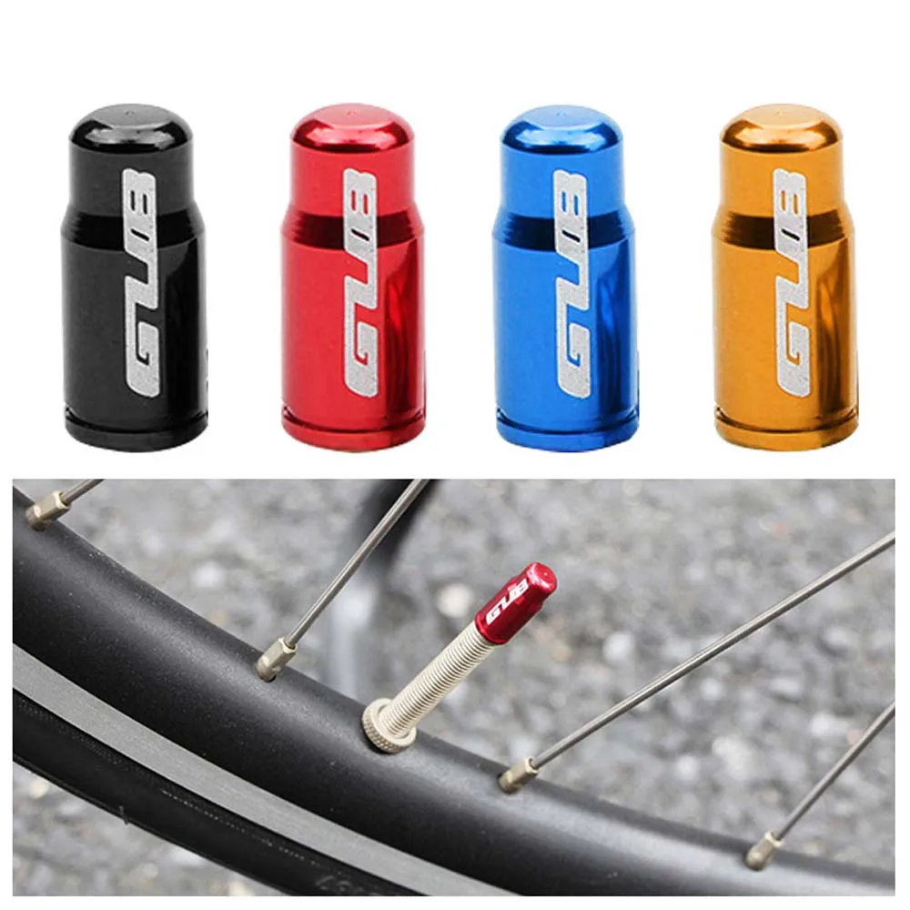 

Schrader/Presta Bicycle Accessories Vacuum Tire Valve Protector Aluminum Schrader/Presta Bicycle Tire Valve Cap Bike Tire Caps
