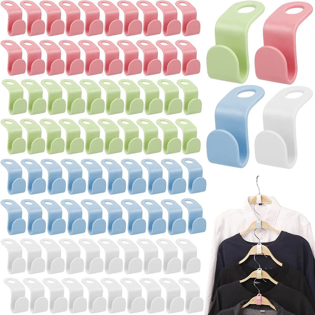 Hangers Space Saving, 24PCS Hanger extender hooks, Hanger