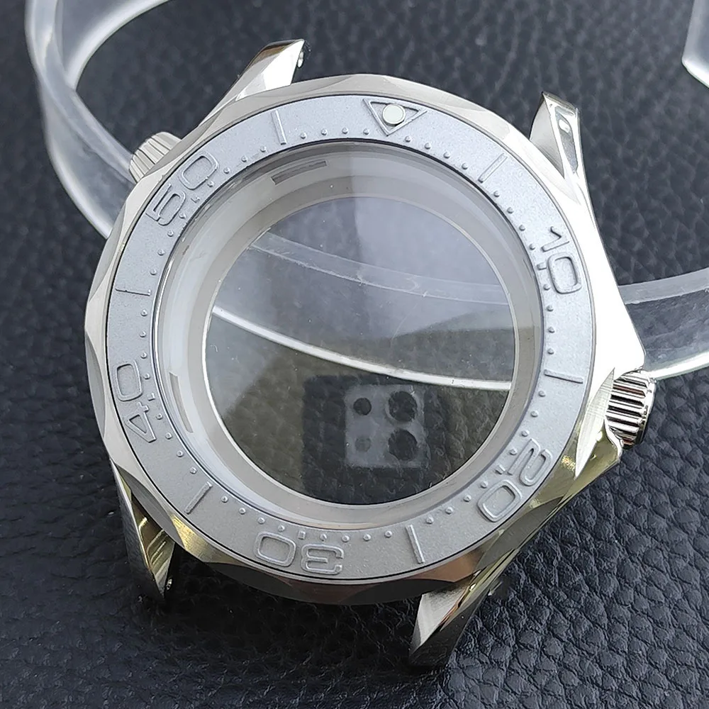 Premium 42mm Men's Watch Case with Sapphire Glass and 20mm Strap - Complete Watch Accessory Set with Box