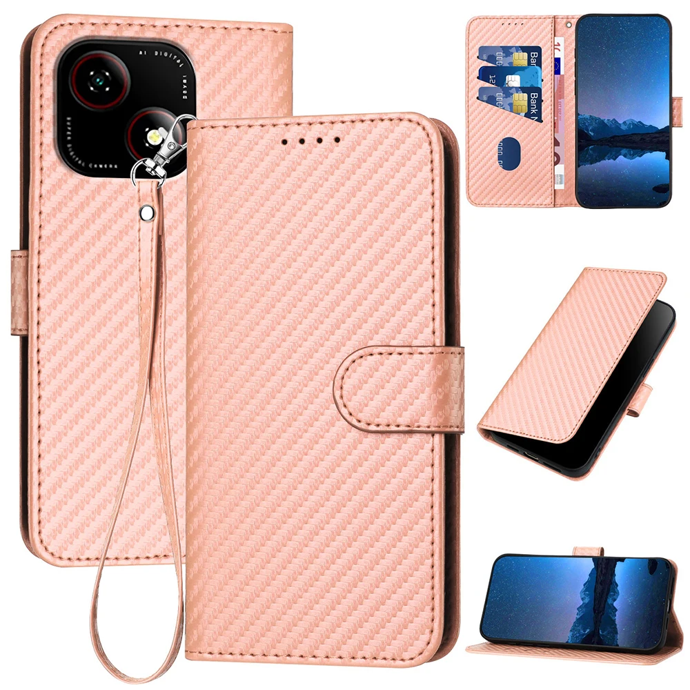 Leather Wallet Phone Case with Card Holder and Kickstand