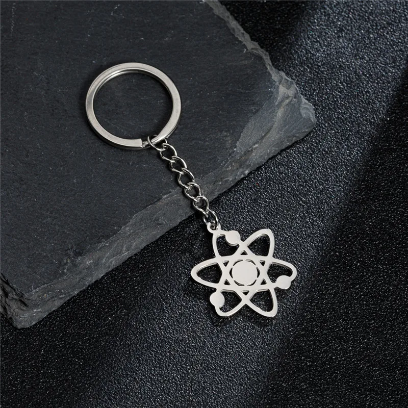 Porte-clés Symbole De La Science Atomique - Cadeau Pour Les