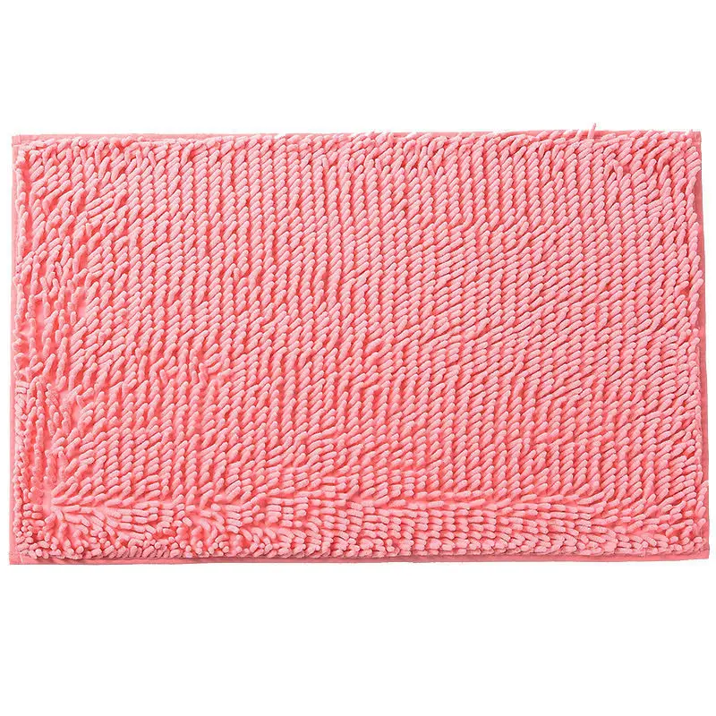 1pc 50*80 Cm Non-Slip Bath Mat Shaggy Durable Bath Rug for Bathroom Plush Carpet for Bathtubs Rain Absorbent
