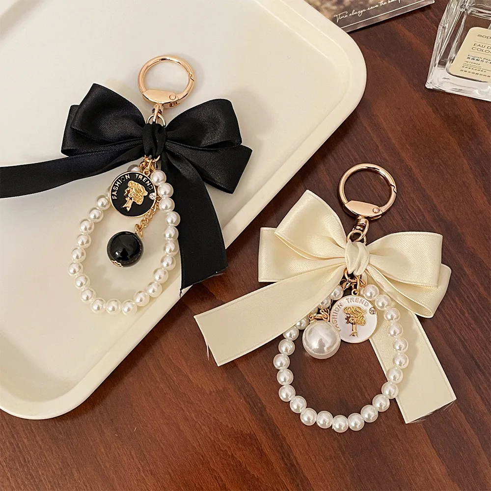 2025 Fashion Bowknot Keychains Women Bag Charm Pendant