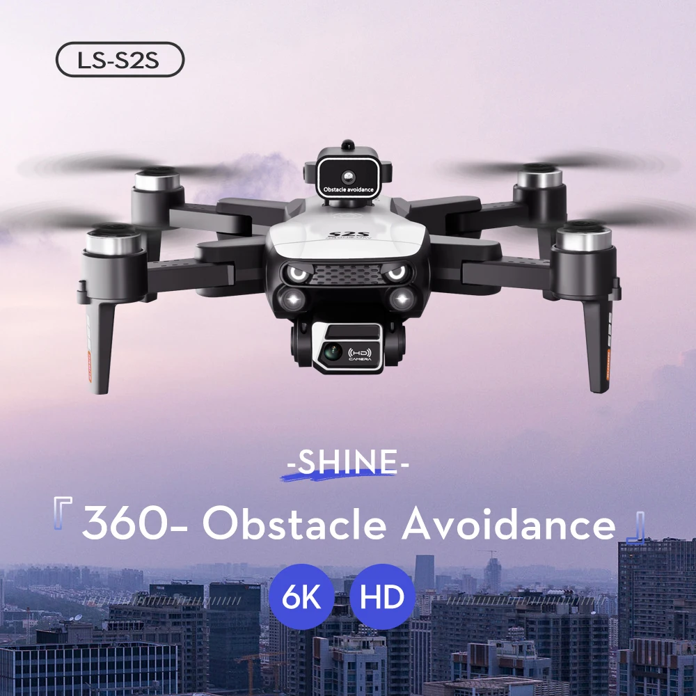 Description Picture 5 of itemProfessional S2S Drone 4K HD camera WiFi FPV 360° aerial stunt Obstacle avoidance optical flow Brush folding RC Drone toy Gift