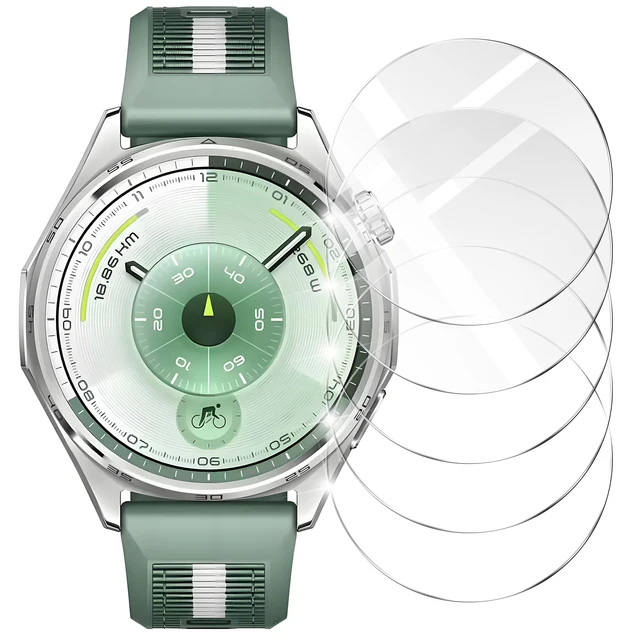 9H Tempered Glass for Huawei Watch GT 6 Pro 46mm 41mm, Premium Screen Protector Durable HD Anti-scratch Film for GT6 Accessories