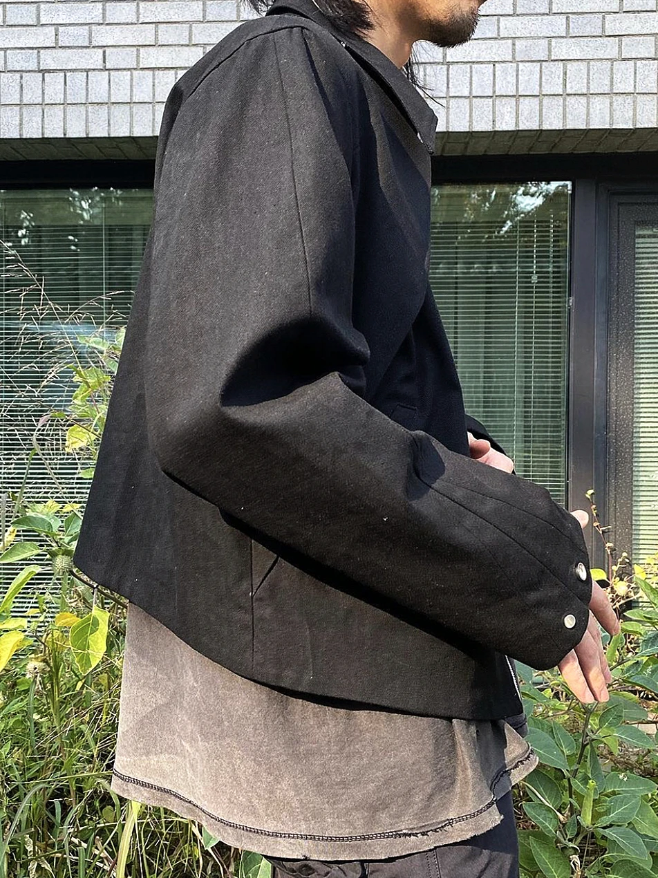 Cmmawear Curved Moon Knife Casual Thin Sense Jacket Men's Spring and Autumn  Ins Fashion Brand Nihken Same Style