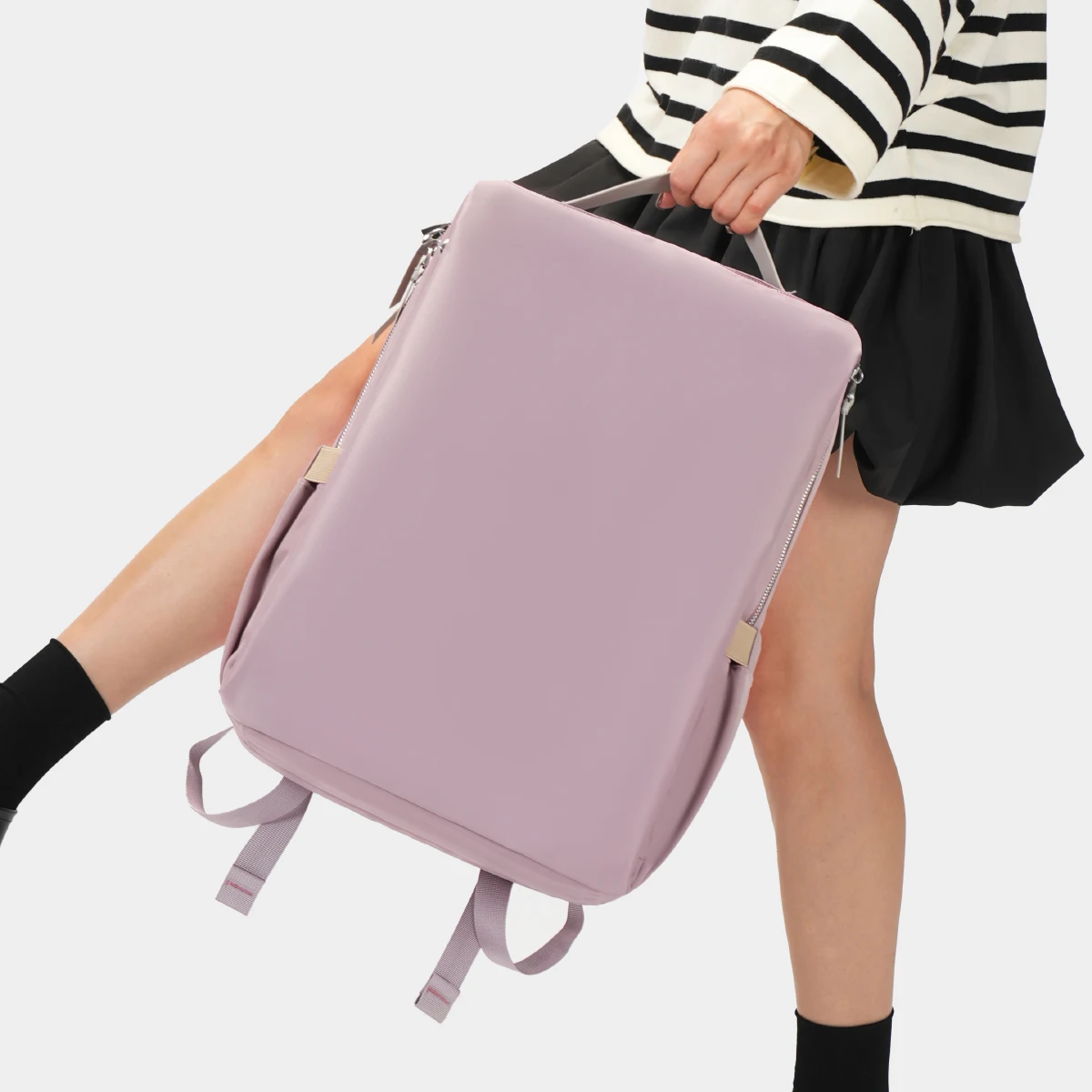 Backpack Men's Business Laptop Bag for Business Trips, Travel, Commuting, Lightweight Backpack, Stylish, Simple, Young, Large Capacity, Women's Carry-On for International Travel