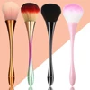 1pc Soft Slender-Waist Nail Dust  Brush Dust Clean Nail Art Cleaner Remover Powder Brush Make Up Colorful Mnicure Pen Tools 5