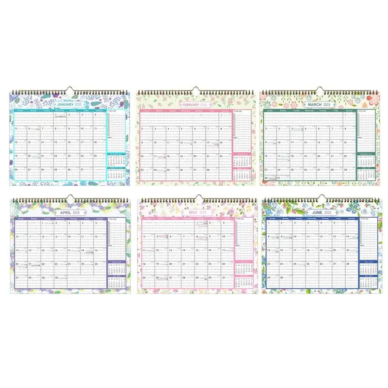 Calendar January To December Aesthetic Home Wall Decoration Art For Home And School Organizing Wall Calendar