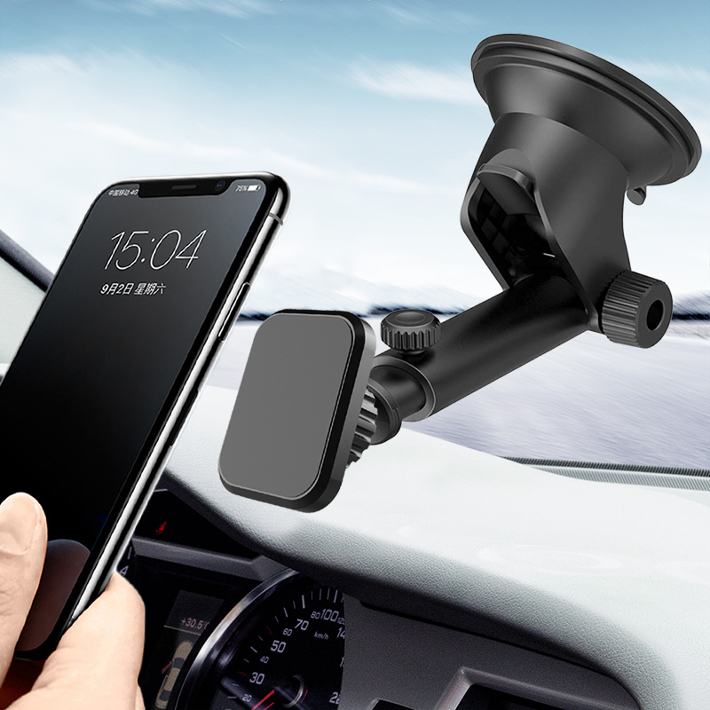 Magnetic Dashboard Phone Holder Car Windshield Instrument Panel Navigation Holder With 6 Powerful Magnets Built-in