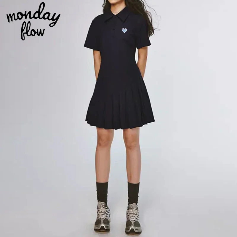 

Одежда для гольфа в Корейском стиле для женщин, одежда для гольфа с рукавами-шортами, эластичное облегающее платье, короткая юбка для гольфа, весна-лето