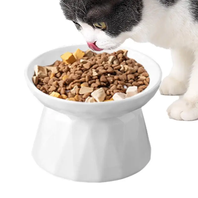 

Керамическая приподнятая миска для домашних питомцев с защитой от рвоты, миска для медленного кормления кошек и собак, миска для медленного кормления для высоких кошек, защитная миска для позвоночника, миска для домашних питомцев
