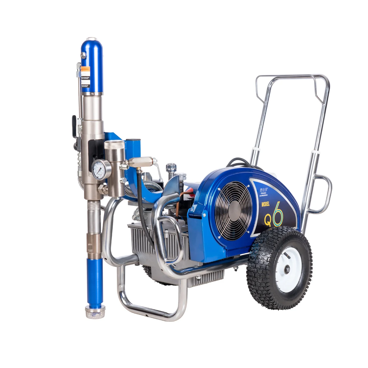 High pressure airless spray gun with nozzle protection pump and professional airless spray machine 2