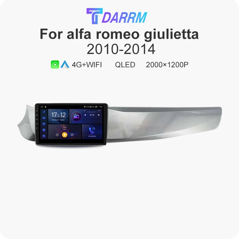 

Android 12 Car Radio for Alfa Romeo Giulietta 2010 2011 2012 2013 2014 Multimedia Video Player GPS Stereo 4G Carplay Autoradio
