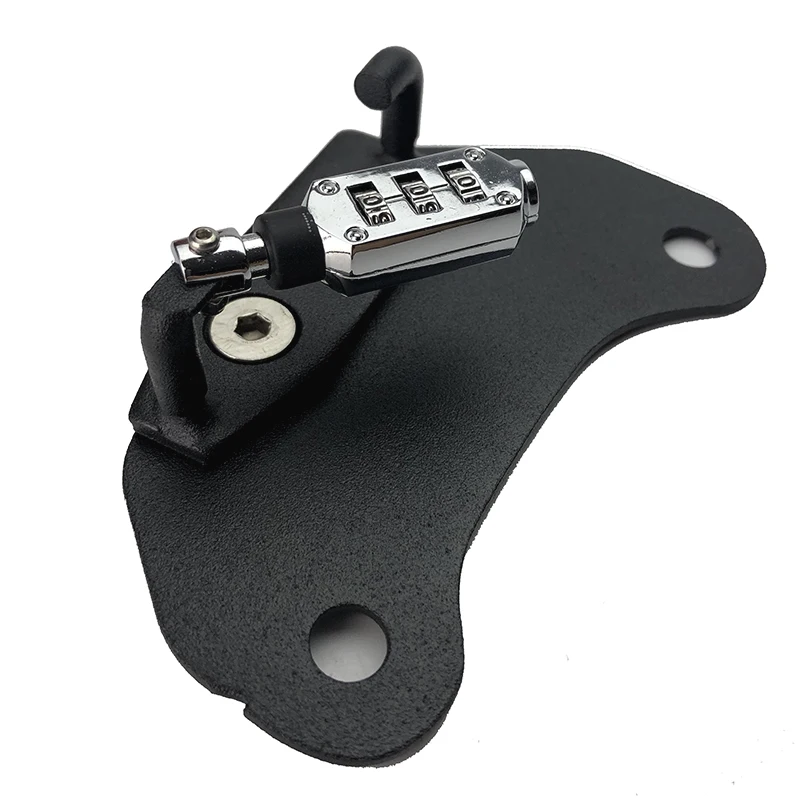 Lucchetto Antifurto Per Casco Moto GZDLMoto, Specifico Per Indian Scout 2015-2021 E Scout Sixty 2016-2021, Con 2 Chiavi, Colore Nero