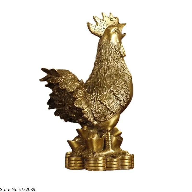 

Pure copper chicken size decoration: lucky chicken, rooster, money chicken, lucky Italian chicken as a gift