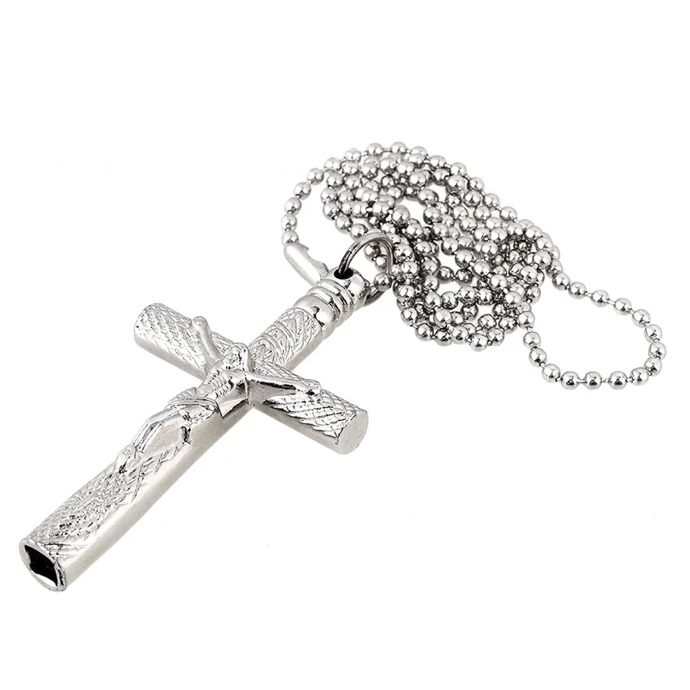 Cross Drum Key Art Drum Tuning Key Chrome Plating Drum Key Wrench Jazz Drum Tuning Key Necklace