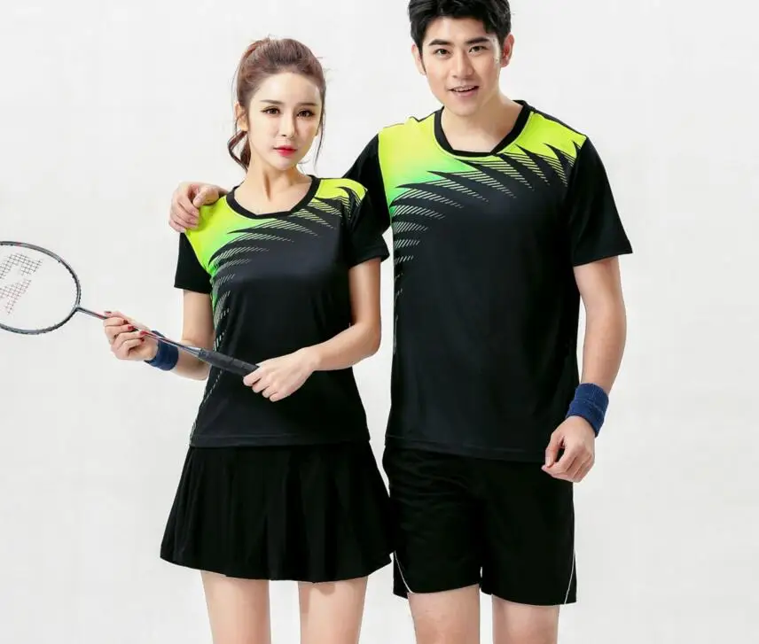 New MEN Volleyball sportwear sets,Polyester quick-drying Table tennis shorts,tennis sport shirt jersey,WOMEN badminton t-shirts