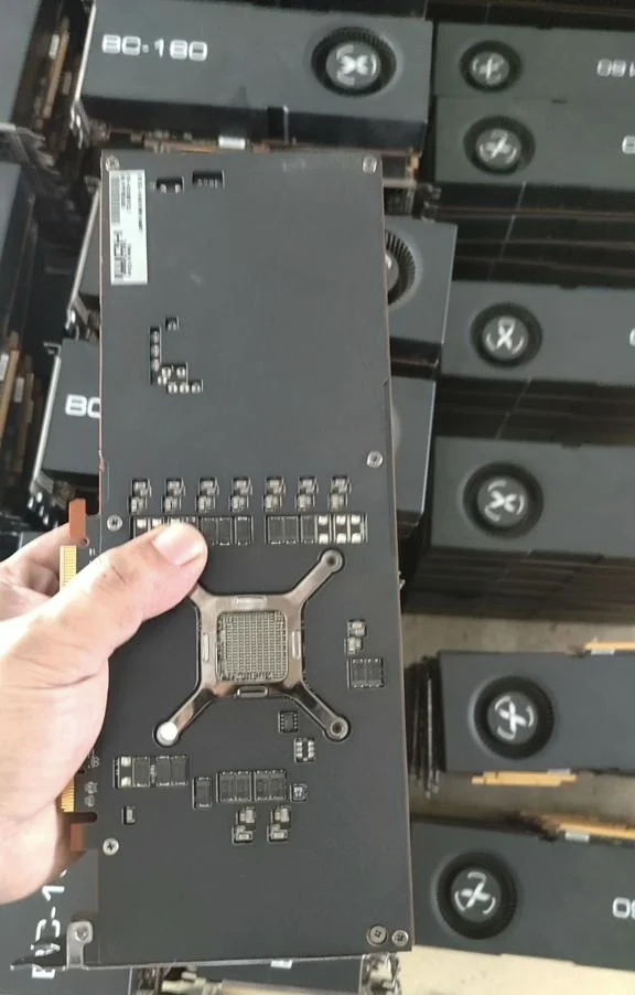 YYHC 중고 Goog 가격 BC-160 컴퓨터 서버 그래픽 카드, BC160 8GB BC 160