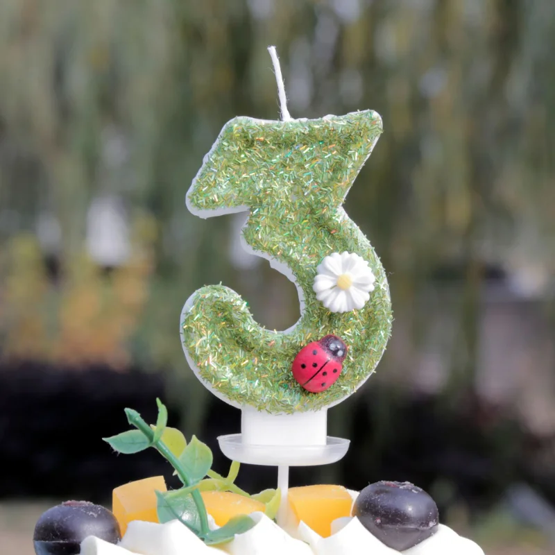 Sparkles Children's Birthday Surprise Funny Candles Number Boy Candles Girl Party Supplies Decor Christmas Lights Lamps Candle